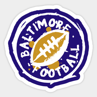 Baltimore Football 03 Sticker